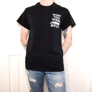 Linda Finegold ALF Short Sleeve Tee Size Small Black
